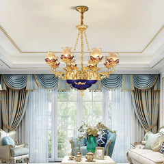 Classical Art Porcelain Chandelier.