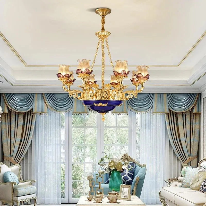 Classical Art Porcelain Chandelier.