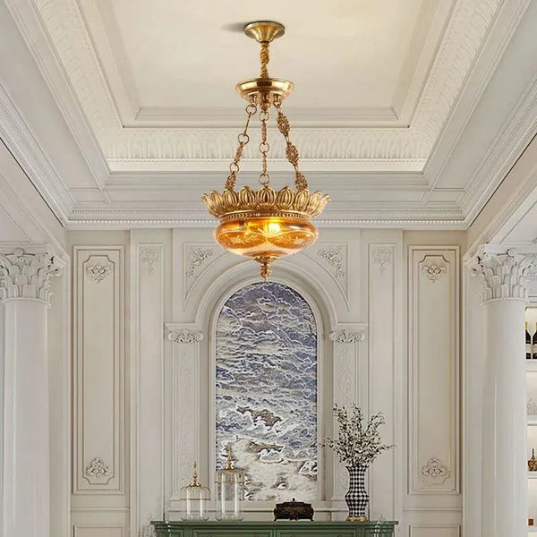 Vintage style Copper Chandelier - BH Home Store
