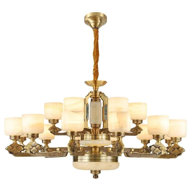 Chinese Style Copper Chandelier. - BH Home Store