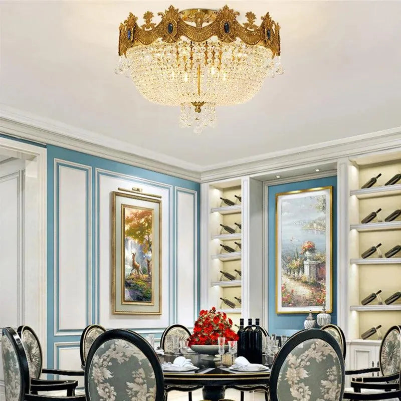 Exquisite luxury golden Ceiling Light.