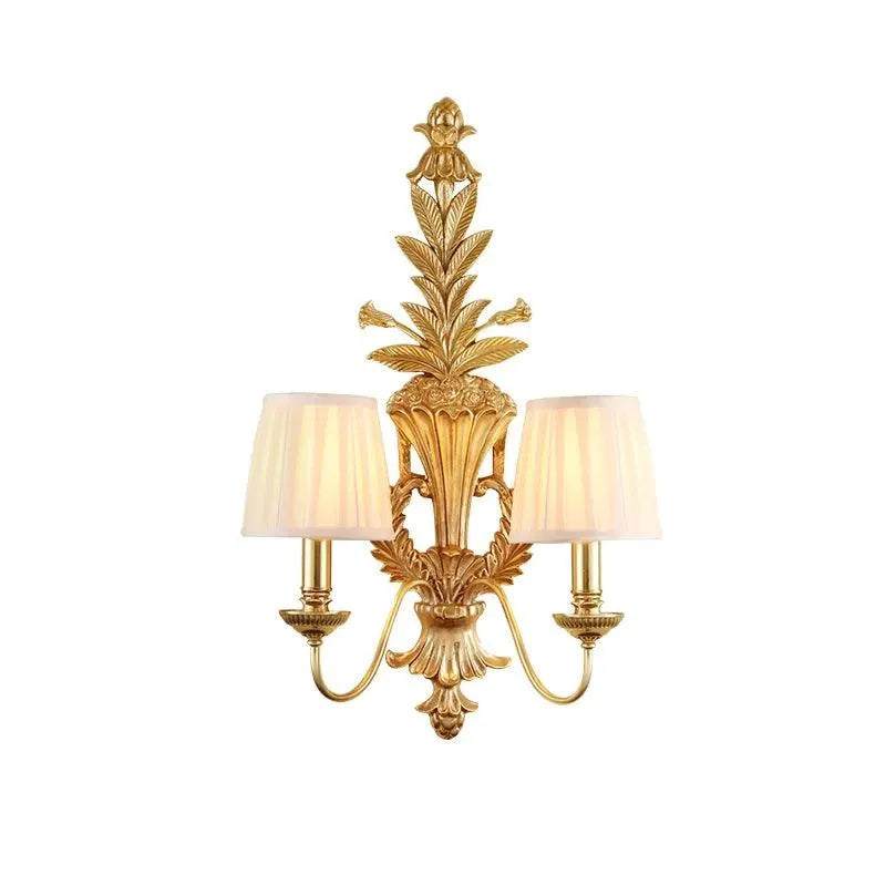 Exquisite French Style Copper Wall Lamp Illuminates Your Noble Interior. - BH Home Store