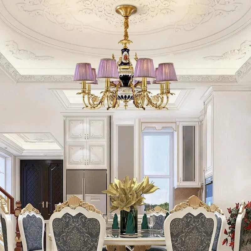 Exquisite Vintage Copper Chandelie. - BH Home Store