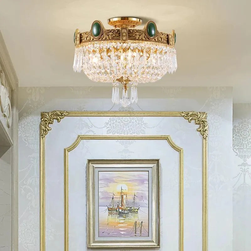 Exquisite Modern Pop Crystal Ceiling Light.