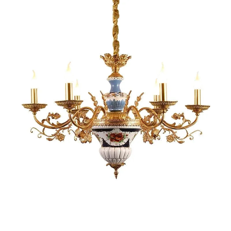 Royal Ceramic French Chandelier. - BH Home Store