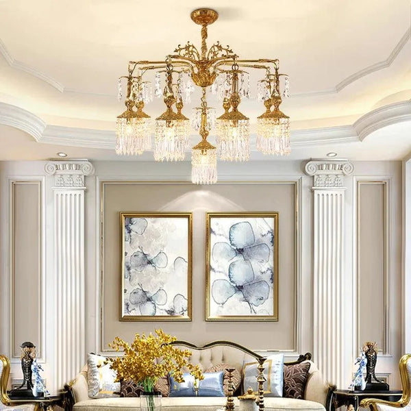 Vintage Copper LED Chandelier. - BH Home Store