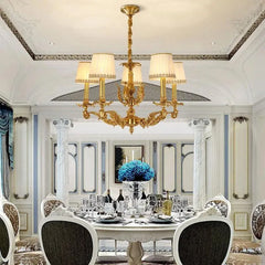 Copper Vintage Luxury Chandelier.