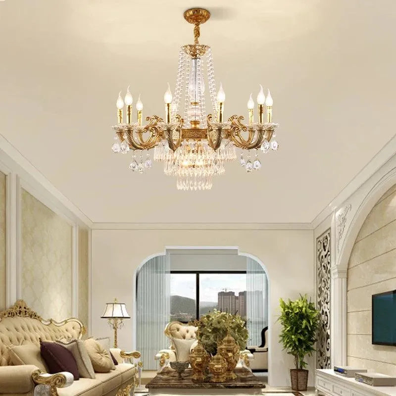 Crystal Ceiling French Chandelier.