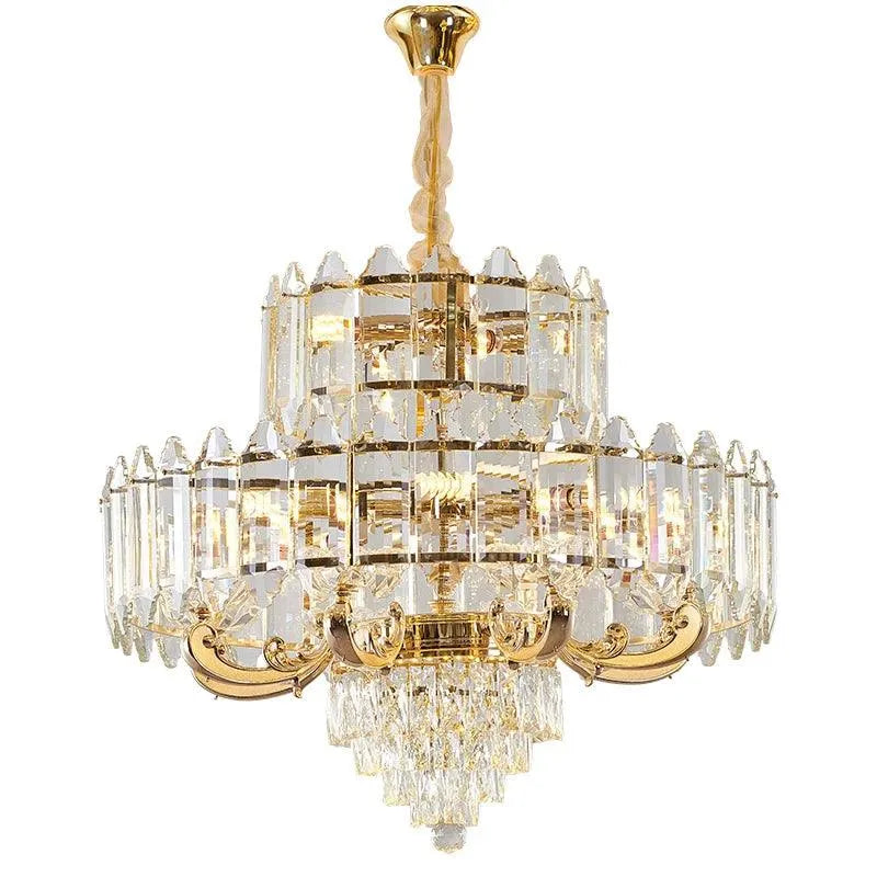 Illuminate Your Home with Exquisite American Simple Crystal Chandelier. - BH Home Store