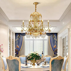 Luxury Crystal Brass Chandelier