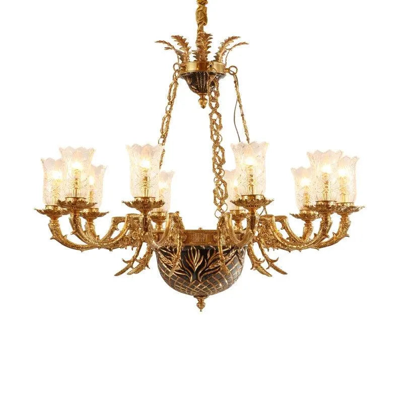 Vintage Style Copper Chandelier. - BH Home Store