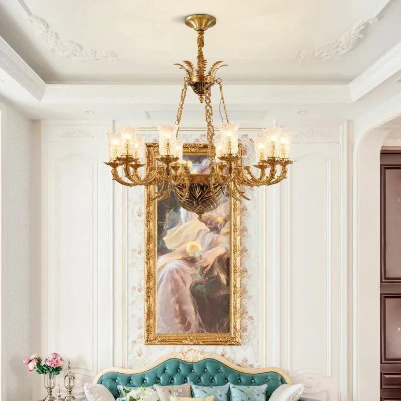 Vintage Style Copper Chandelier. - BH Home Store