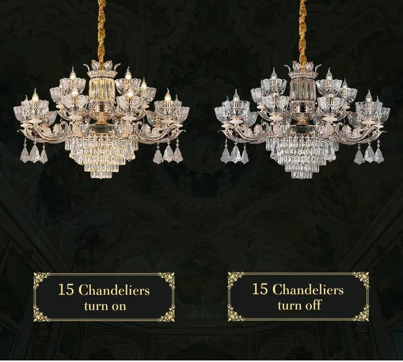 European Style Crystal Chandelier. - BH Home Store