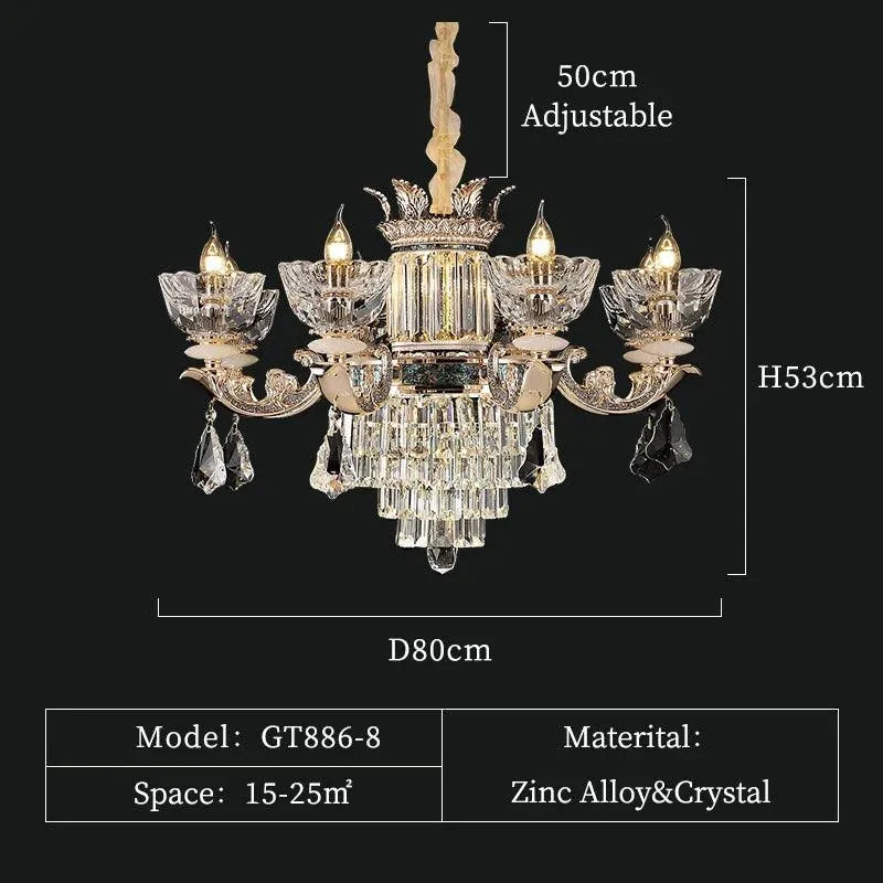 European Style Crystal Chandelier. - BH Home Store