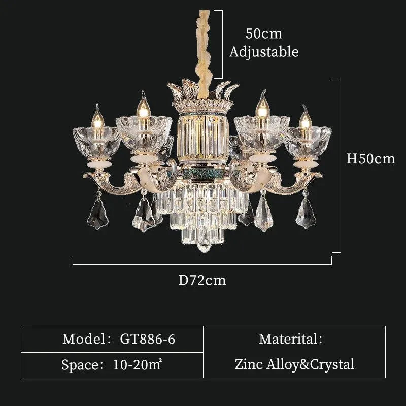 European Style Crystal Chandelier. - BH Home Store