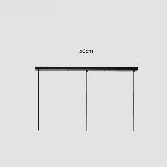 Innovative Industrial LED Pendant. - Long Plate 3 Holes