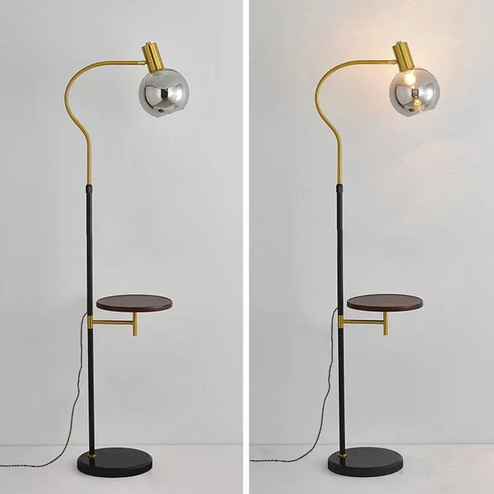 Innovative LED Floor Lamp. - Black-A