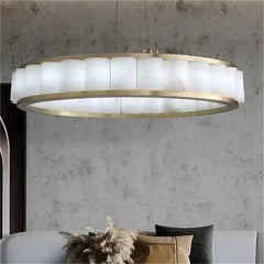 Marble Copper Pendant Light.