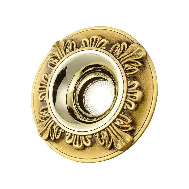 Led Downlight Indoor Brass Ceiling Lamp: A Beacon of Noble Illumination - BH Home Store