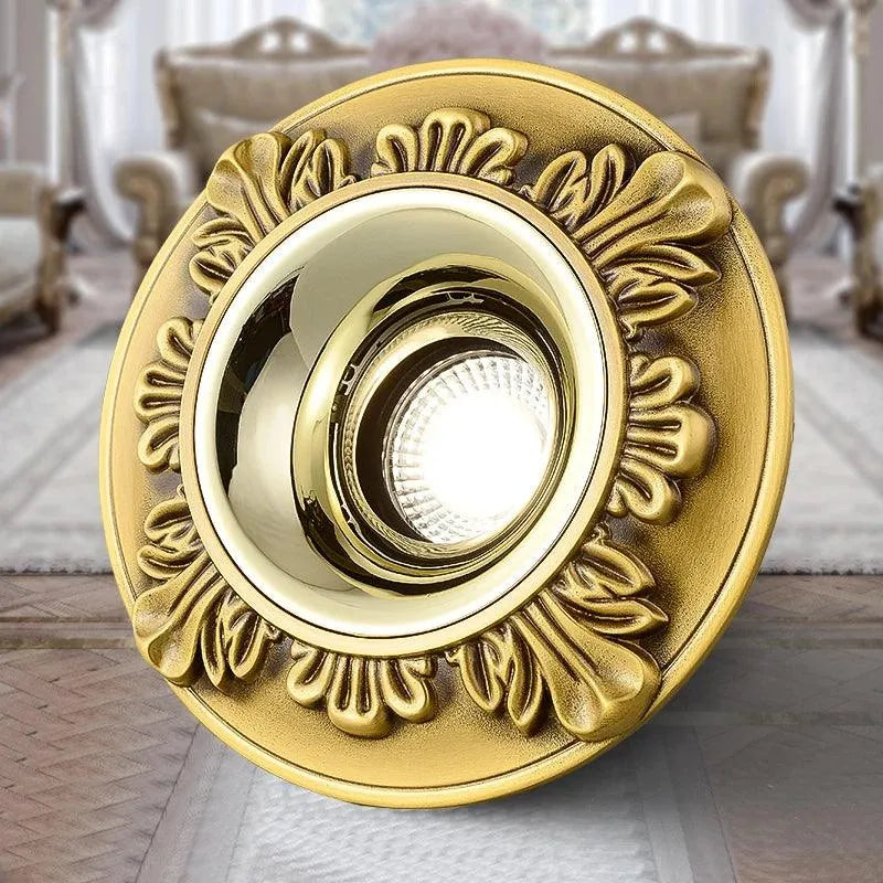 Led Downlight Indoor Brass Ceiling Lamp: A Beacon of Noble Illumination - BH Home Store