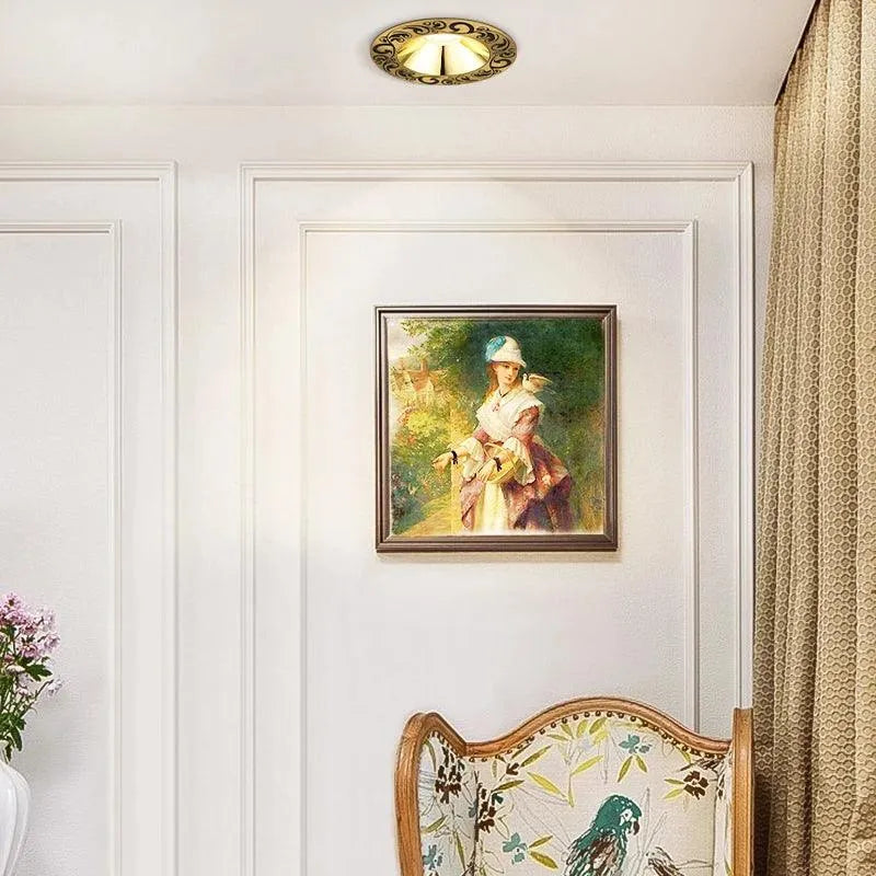 Led Downlight Recessed Brass Ceiling Lamp: A Tapestry of Light and Luxury. - BH Home Store