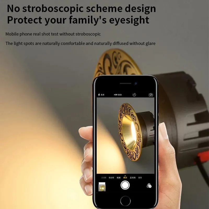 Led Downlight Recessed Brass Ceiling Lamp: A Tapestry of Light and Luxury. - BH Home Store