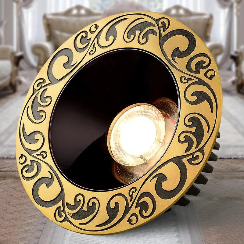 Led Downlight Recessed Brass Ceiling Lamp: A Tapestry of Light and Luxury. - BH Home Store