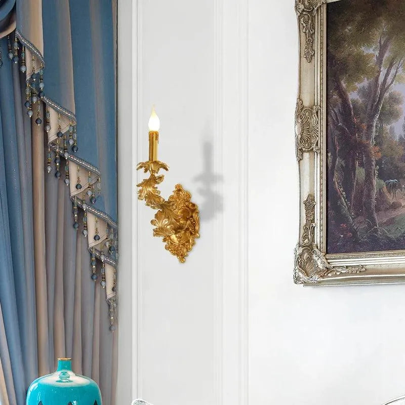 Luxurious Copper Bedside Lamp Enhances Your Royal Bedroom Retreat.