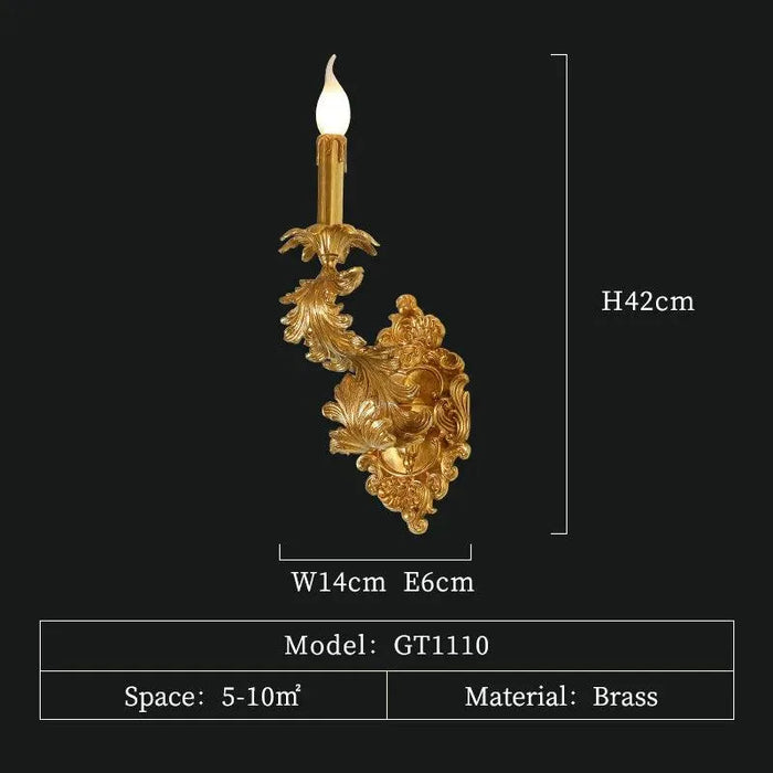 Luxurious Copper Bedside Lamp Enhances Your Royal Bedroom Retreat. - W14 H42 E6cm
