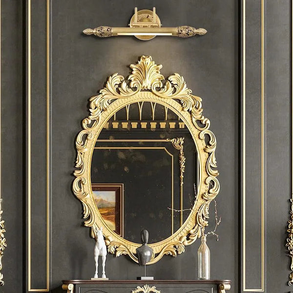 Luxurious European Antique Brass Mirror Headlights, Bronze Wall Light for Corridor Bedroom. - BH Home Store
