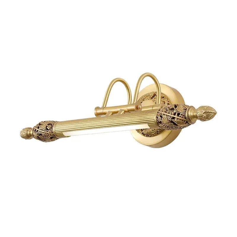 Luxurious European Antique Brass Mirror Headlights, Bronze Wall Light for Corridor Bedroom. - BH Home Store