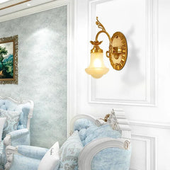 Luxurious French Wall Lamp Embodies Timeless Beauty and Distinction.