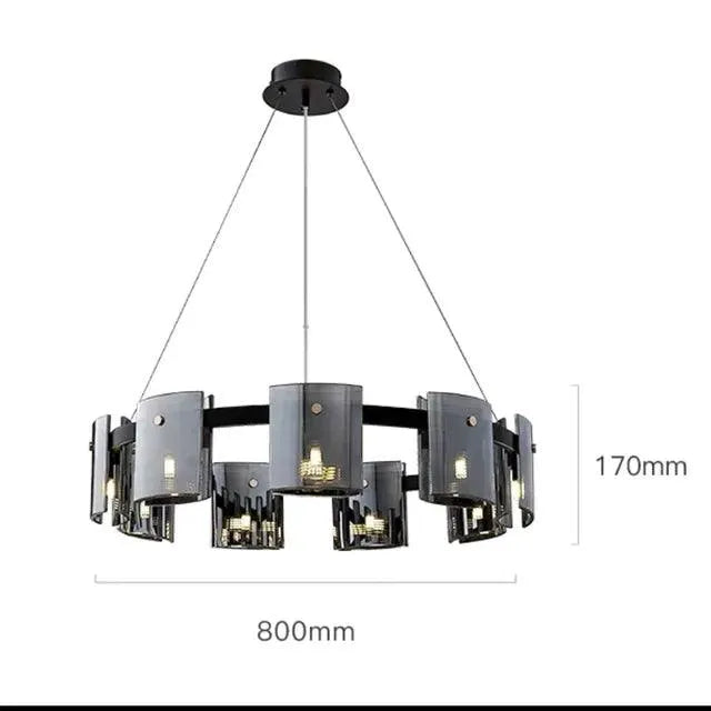 Luxurious Smoky Glass Light. - BH Home Store
