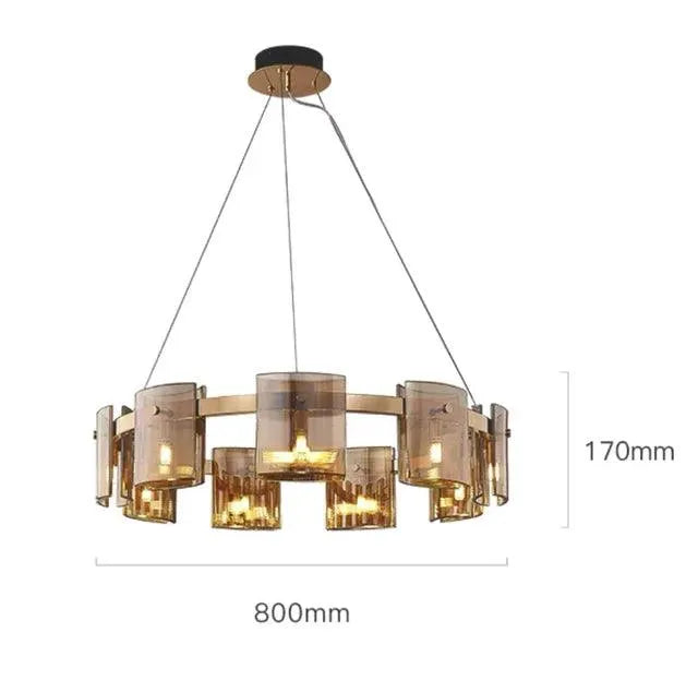 Luxurious Smoky Glass Light. - BH Home Store