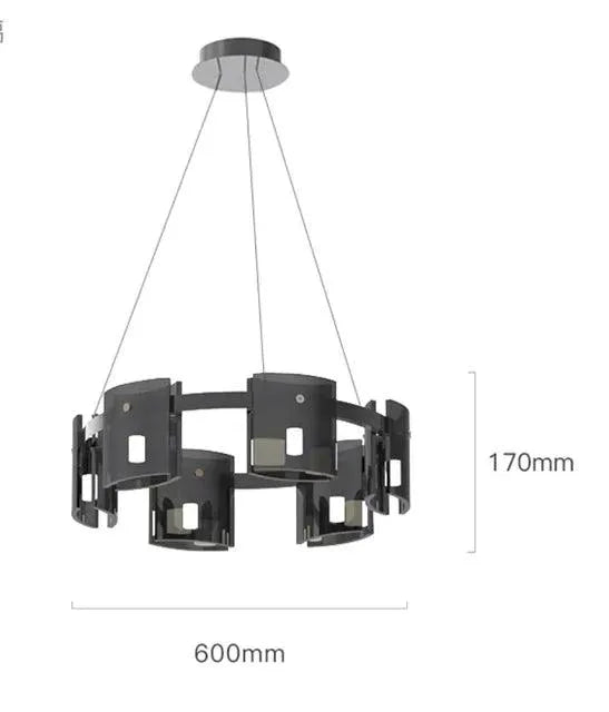 Luxurious Smoky Glass Light. - BH Home Store