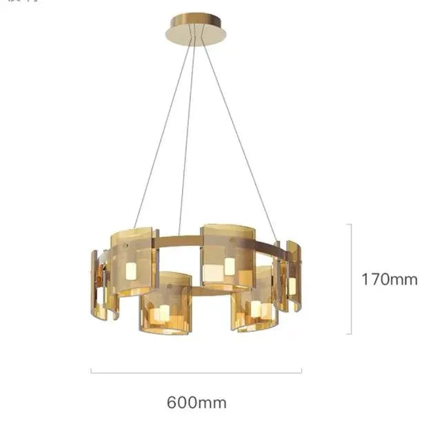 Luxurious Smoky Glass Light. - BH Home Store
