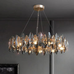 Luxury Hanging Crystal Chandelier.