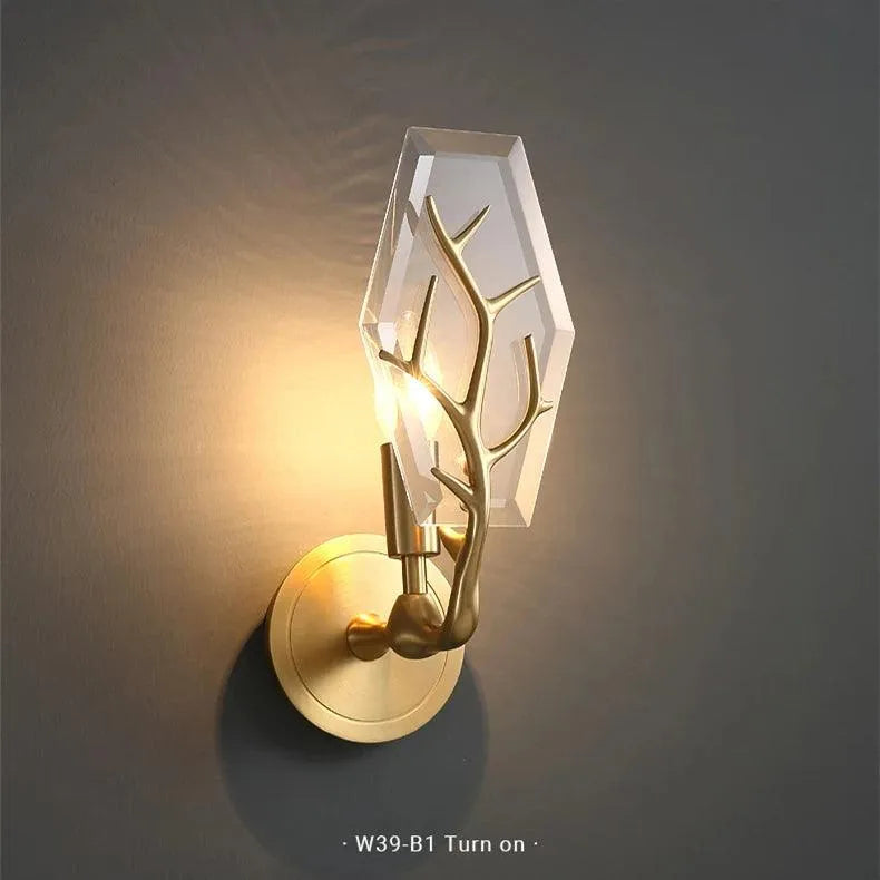 luxury Gold Crystal Chandelier. - BH Home Store