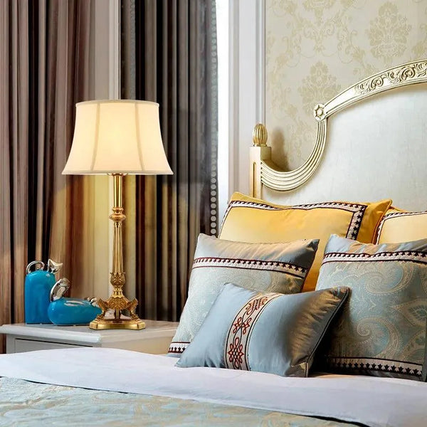 Majestic Antique Copper Desk Lamp, Sophisticated Luxury for Living Spaces and Bedrooms. - BH Home Store