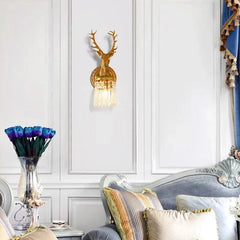 Majestic French All Copper Wall Lamp Illuminates Your Royal Abode.