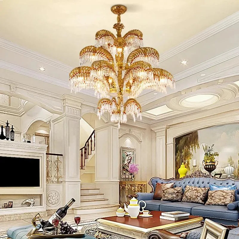 Majestic Manor Copper Chandelier. - BH Home Store