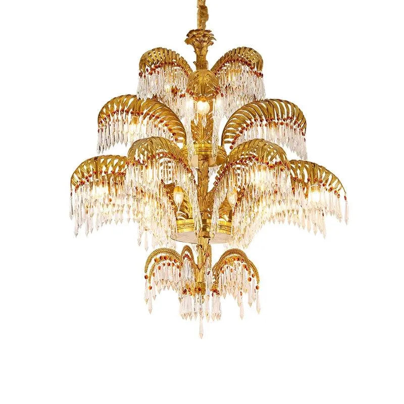 Majestic Manor Copper Chandelier. - BH Home Store
