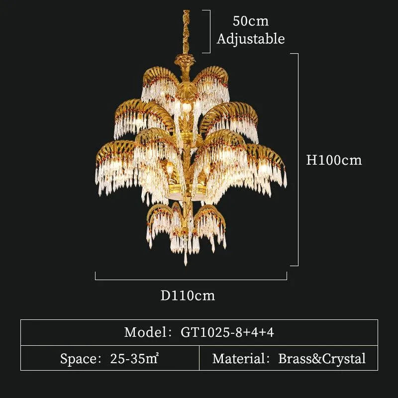 Majestic Manor Copper Chandelier. - BH Home Store
