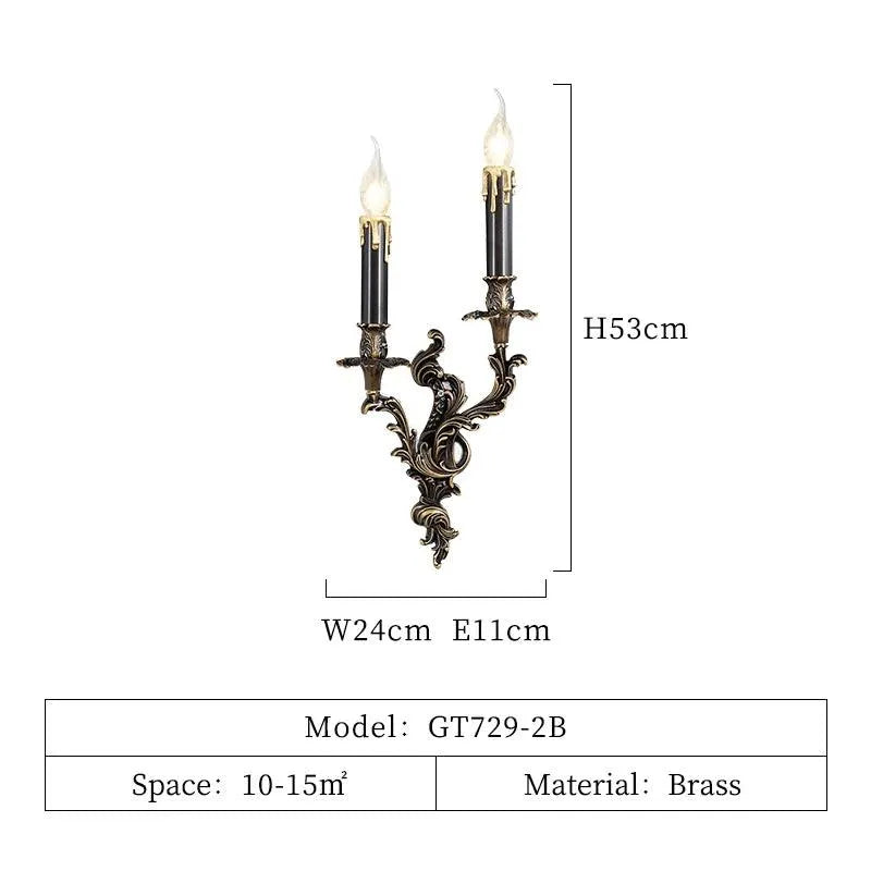 Majestic Villa Retro Wall Lights Illuminate Your Royal Abode with Splendor. - BH Home Store