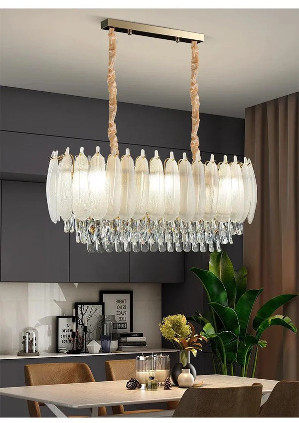 Modern Crystal LED Chandelier. - BH Home Store