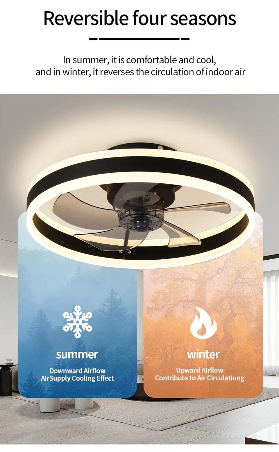 Modern Design Ceiling Fan. - BH Home Store