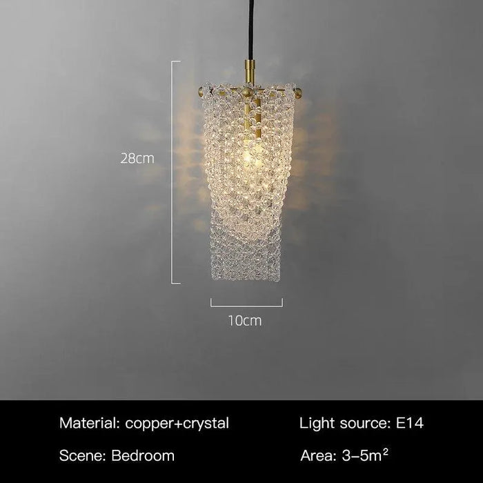 Gold Nordic Crystal  Pendan. - 112 / 3 Colors