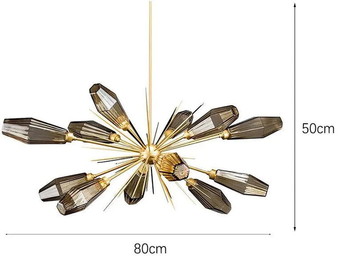 Modern Chic LED Chandeliers. - 80cm / Cold White
