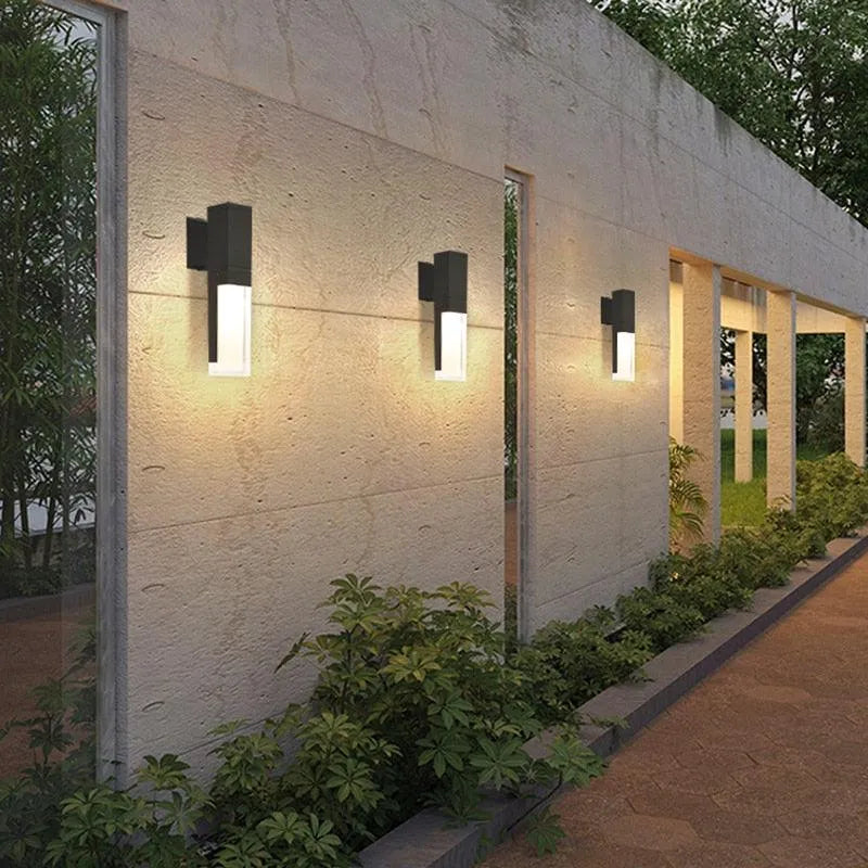 Modern LED Outdoor Wall Light for Porches, Aisles, and Courtyard Illumination. - BH Home Store