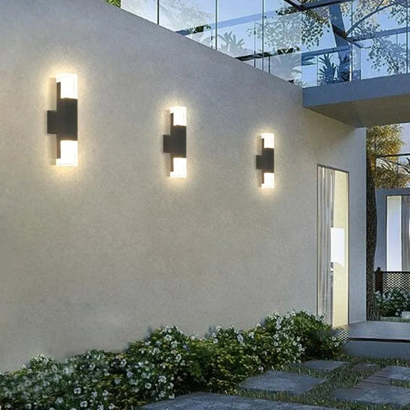 Modern LED Outdoor Wall Light for Porches, Aisles, and Courtyard Illumination. - BH Home Store